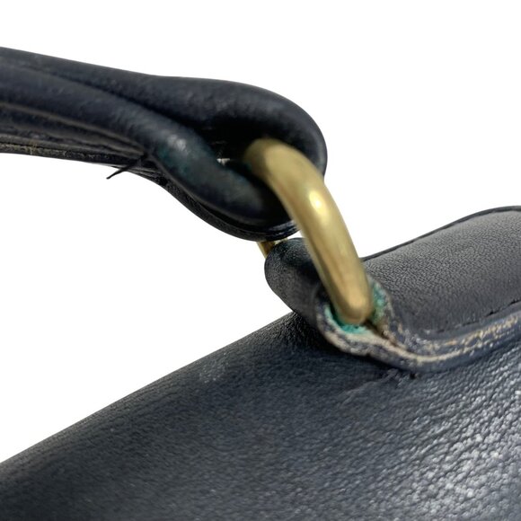 Authentic VTG Coach Station Bag + Tag 5130 RARE Navy Blue - 1997 USA *NO STRAP - Picture 10 of 12